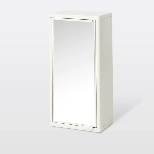 Castorama Armoire à Pharmacie Avec Porte Miroir GoodHome Saranda Métal Blanc L. 30 X H. 60 X P. 20 Cm mode tendance 1