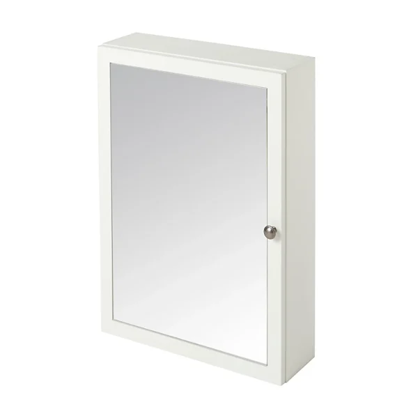 Castorama Armoire De Salle De Bains Avec Miroir GoodHome Perma Blanc L. 50 Cm fashioniable 1