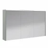 économies garanties Castorama Armoire De Salle De Bains éclairante Avec Miroir Archi Grège Mat 120 Cm 7