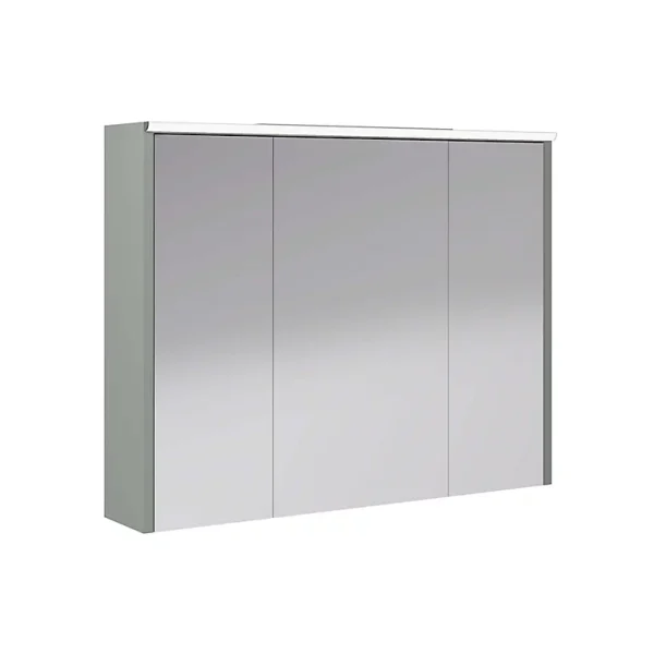Castorama Armoire De Salle De Bains éclairante Avec Miroir Archi Grège Mat 90 Cm soldes officiel 1