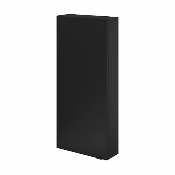Castorama Armoire De Salle De Bains Faible Profondeur GoodHome Imandra Noir Mat L. 40 X H. 90 X P. 15 Cm magasin paris 1