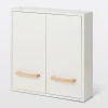 Livraison internationale Castorama Armoire De Salle De Bains Faible Profondeur GoodHome Ladoga Blanc L. 60 X H. 60 X P. 15 Cm 5