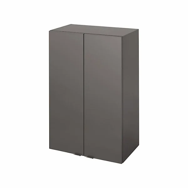 Castorama Armoire De Salle De Bains GoodHome Imandra Gris Taupé L.60 X H.90 X P.36 Cm Authentic Original licence 1
