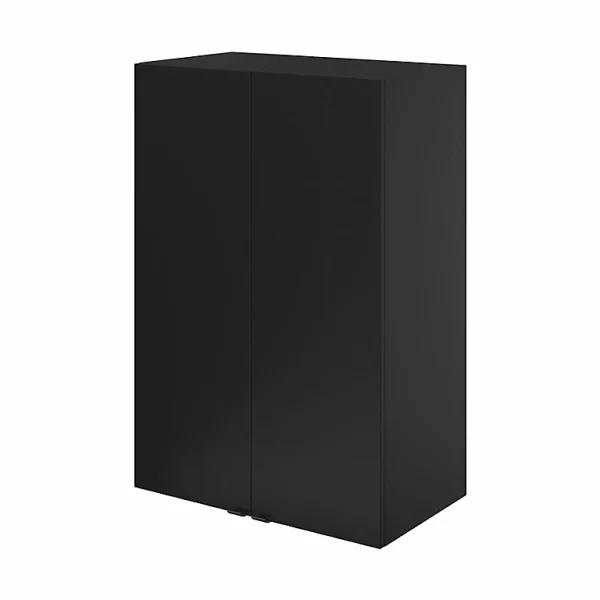 remise en ligne Castorama Armoire De Salle De Bains GoodHome Imandra Noir Mat L. 60 X H. 90 X P. 36 Cm 1