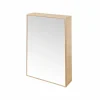 Castorama Armoire Miroir Placage Chêne Naturel GoodHome Avela 50 Cm soldes pas cher 7