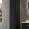 Castorama Colonne De Salle De Bains à Suspendre Cygnus Bath Teha H. 140 Cm Noir Mat l'unique style 7
