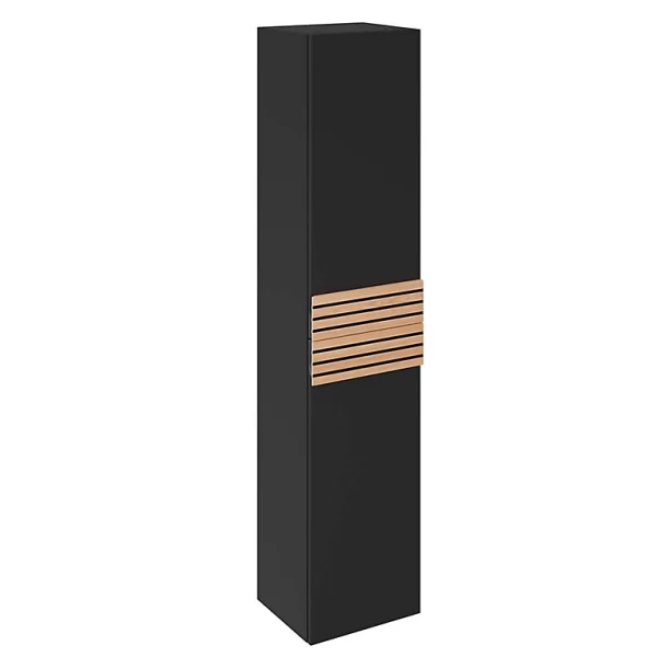 Castorama Colonne De Salle De Bains à Suspendre Ouverture Droite Archi Noir Mat H. 160 X L. 35 Cm Satisfait ou Remboursé 1