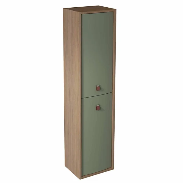 magasin en ligne france Castorama Colonne De Salle De Bains à Suspendre Ouverture Droite Havana Fougère Mat H. 160 X L. 39 Cm 1