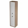 france Castorama Colonne De Salle De Bains à Suspendre Ouverture Gauche Havana Blanc Mat H. 160 X L. 39 Cm 5