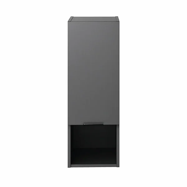 Castorama Colonne De Salle De Bains à Suspendre Piha Gris Mat L. 30 X H. 85 Cm en vente 1