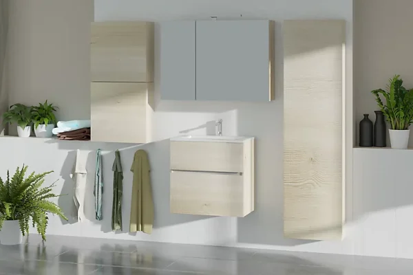 Castorama Colonne De Salle De Bains Aspect Chêne Naturel Calao 45 Cm à prix imbattables 1