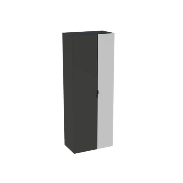 Vente Castorama Colonne De Salle De Bains Avec Miroir à Suspendre Pamili Noir Mat 60 Cm 1