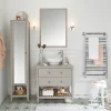 grande popularité Castorama Colonne De Salle De Bains Avec Miroir GoodHome Perma Taupe H. 185 Cm 7