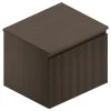 Castorama Ensemble L.60 Cm Pura Meuble Sous Vasque Noyer à Suspendre + Plan De Toilette Multiplis Noir Mat site soldes 7