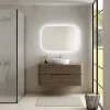 Castorama Ensemble Salle De Bains L. 119 Cm Meuble Sous Vasque + Plan De Toilette Décor Noyer Alba achat pas cher 7