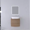 Castorama Ensemble Salle De Bains L.70 Cm Meuble Sous Vasque + Plan De Toilette Effet Bois Vague achetez 7