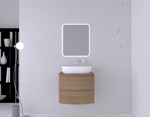 Castorama Ensemble Salle De Bains L.70 Cm Meuble Sous Vasque + Plan De Toilette Effet Bois Vague achetez 1