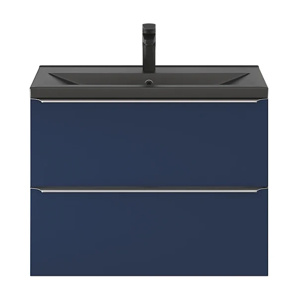 luxe soldes Castorama Ensemble Salle De Bains L.80 Cm Meuble à Suspendre Faible Profondeur Imandra Blanc Brillant + Plan Vasque Porcelaine Blanc 1