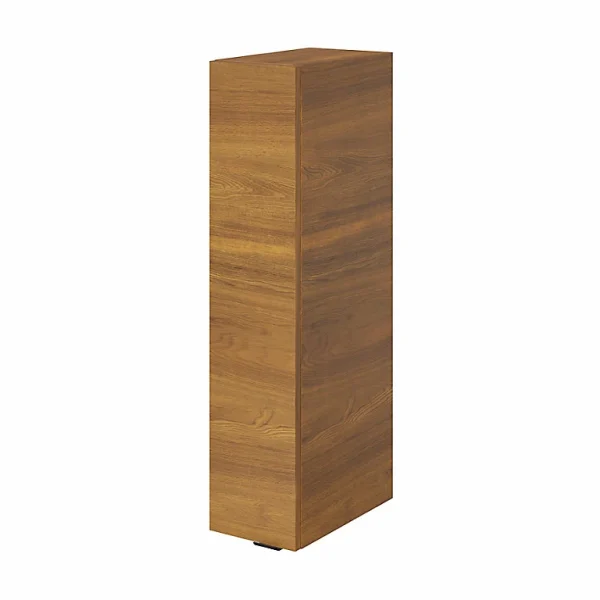 mode Castorama Meuble De Rangement Salle De Bains Faible Largeur GoodHome Imandra Décor Noyer L. 20 X H. 90 X P. 36 Cm 1