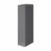 mode pas cher Castorama Meuble De Rangement Salle De Bains Faible Largeur GoodHome Imandra Gris Brillant L. 20 X H. 90 X P. 36 Cm 7