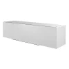 magasin en ligne france Castorama Meuble De Rangement Salle De Bains Haut Blanc Laqué Pamili 120 Cm 5