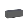 Castorama Meuble De Rangement Salle De Bains Haut Pamili Anthracite Brillant 80 Cm Neuve avec étiquette 5