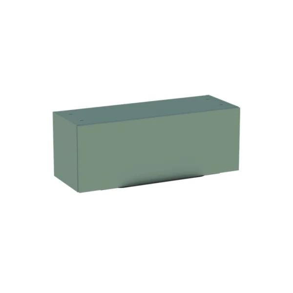Castorama Meuble De Rangement Salle De Bains Haut Pamili Vert Sauge Mat 80 Cm en promotion 1