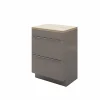 Castorama Meuble Sous Vasque à Poser GoodHome Imandra Gris Taupé 60 Cm + Plan De Toilette Hartland Vente 5
