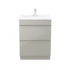 vente en ligne pas cher Castorama Meuble Sous Vasque à Poser GoodHome Imandra Taupe 60 Cm + Plan Vasque Nira 7