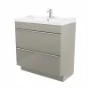 Castorama Meuble Sous Vasque à Poser GoodHome Imandra Taupe 80 Cm + Plan Vasque Lana soldes magasin 5