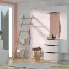 Castorama Meuble Sous Vasque à Poser Pamili Blanc Mat 60 Cm + Plan Vasque En Résine Blanc pas cher 5