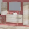 Castorama Meuble Sous-vasque à Suspendre Calao Aspect Chêne Clair 120 Cm + Plan De Toilette site pas cher 7