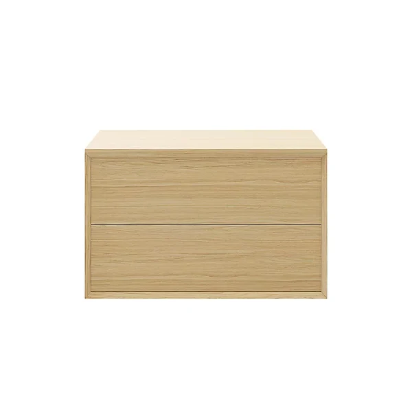 Castorama Meuble Sous Vasque à Suspendre GoodHome Avela Placage Chêne 100 Cm + Plan De Toilette Avela des prix incroyables 1
