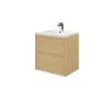 Castorama Meuble Sous Vasque à Suspendre GoodHome Avela Placage Chêne 60 Cm + Plan Vasque Nira Meilleur Prix 7