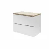Castorama Meuble Sous Vasque à Suspendre GoodHome Imandra Blanc 80 Cm + Plan De Toilette Hartland 183 Cm (à Redécouper) prix le plus bas 7