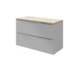 Castorama Meuble Sous Vasque à Suspendre GoodHome Imandra Gris 100 Cm + Plan De Toilette Hartland 183 Cm (à Redécouper) Retour gratuit en magasin. 5