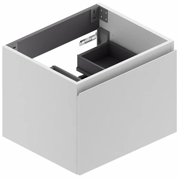 Castorama Meuble Sous Vasque à Suspendre Pura Blanc 60 Cm + Plan Vasque En Résine Blanc Pura 60 Cm Satisfait ou Remboursé 1
