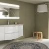 Achat Castorama Meuble Sous Vasque Blanc Vague 138 Cm + Complément Gauche Et Droit + Plan Vasque En Résine 7