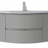 Castorama Meuble Sous Vasque Gris Anthracite Vague 138 Cm + Complément Gauche Et Droit + Plan Vasque En Résine magasin en ligne france 5